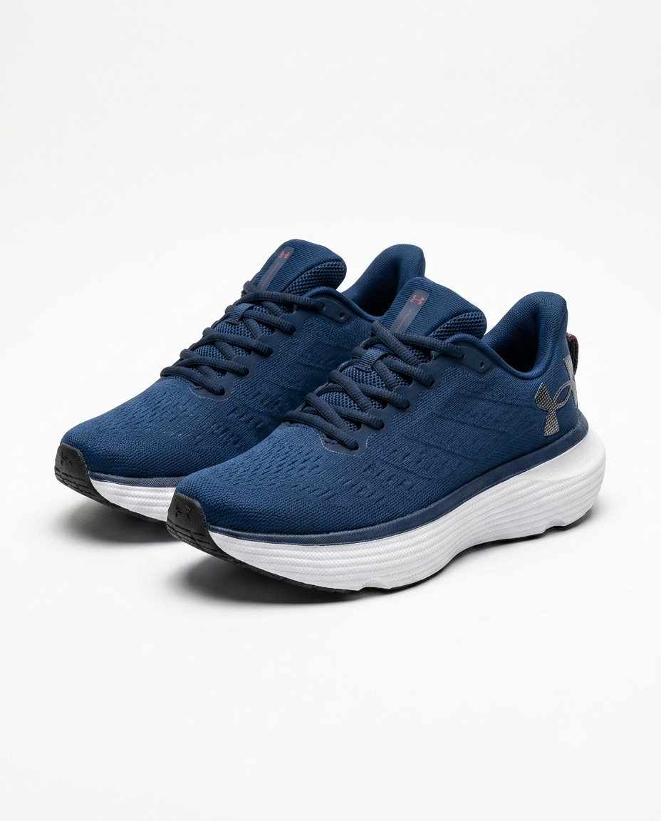 Chaussures de sport Under Armour – Bleu marine / Blanc
