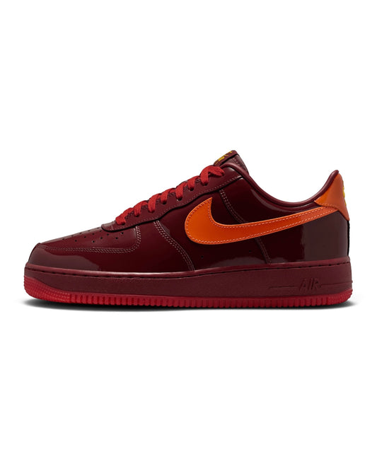 Nike Air Force 1 Low QS Patent "Dark Team Red / Safety Orange"