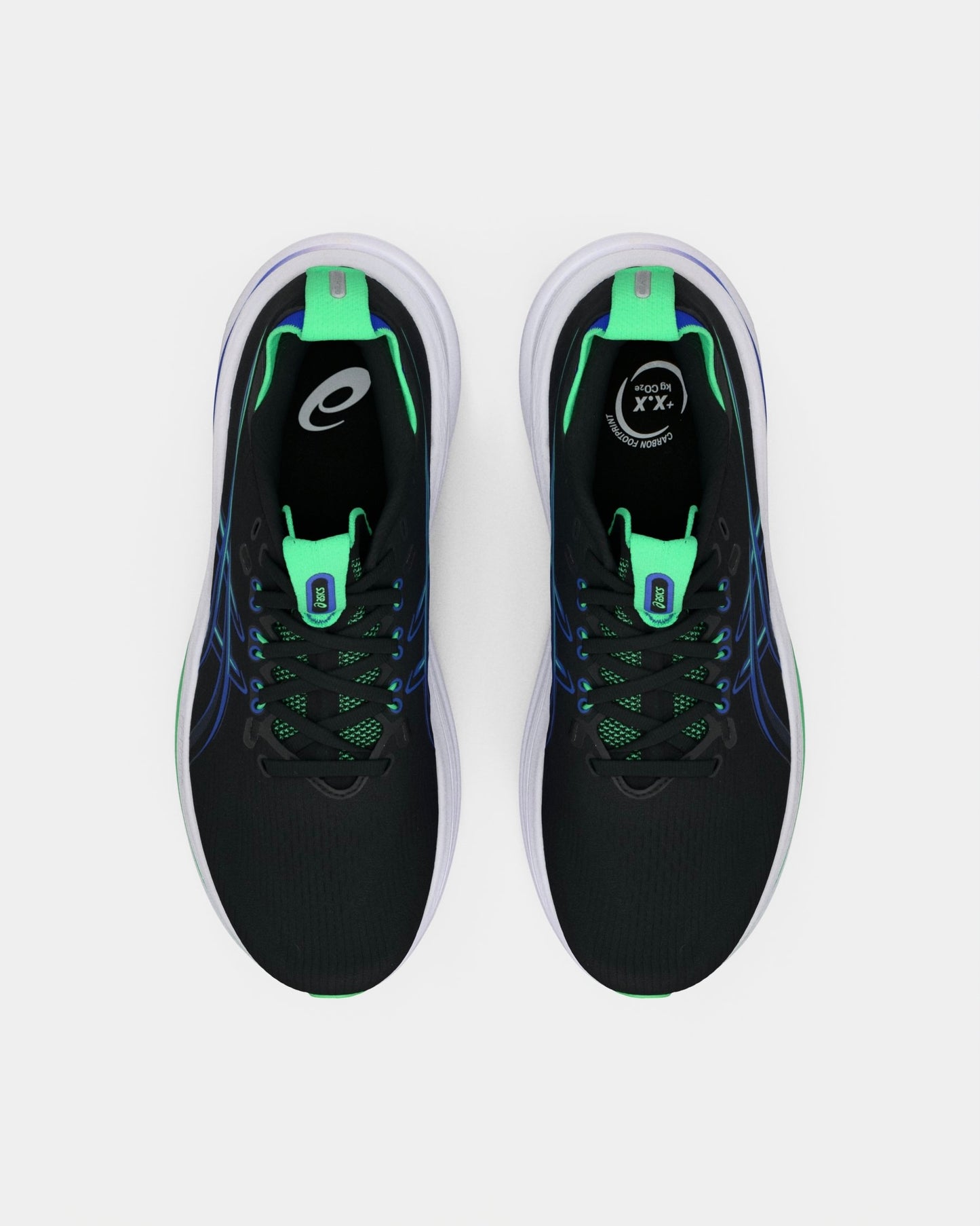 ASICS GEL-Nimbus 28 (coloris Black/Cobalt Burst)