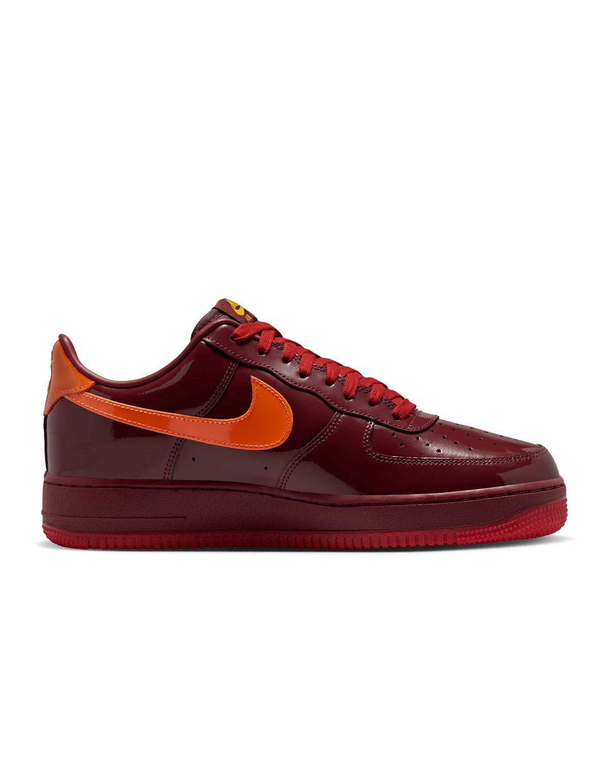 Nike Air Force 1 Low QS Patent "Dark Team Red / Safety Orange"