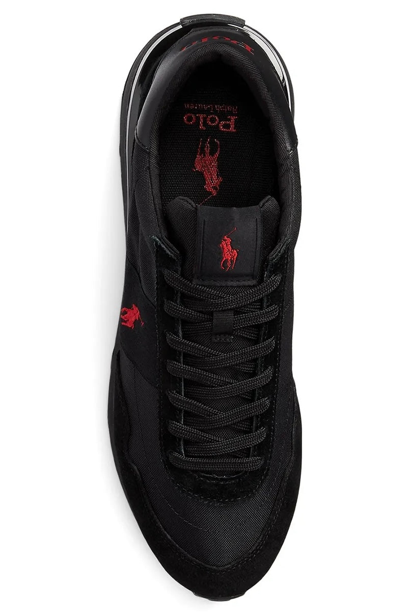 Polo Ralph Lauren Train 89 Suede and Oxford Trainer